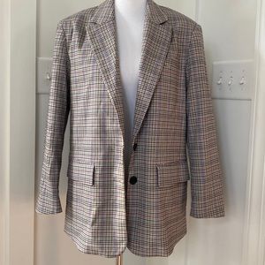 NWT Zara OVERSIZED BLAZER WITH POCKETS Size S